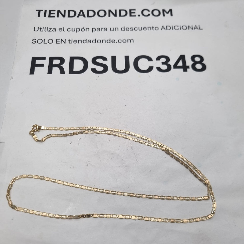 CADENA ORO 14 K 3.5 GRMS (SEMINUEVO)