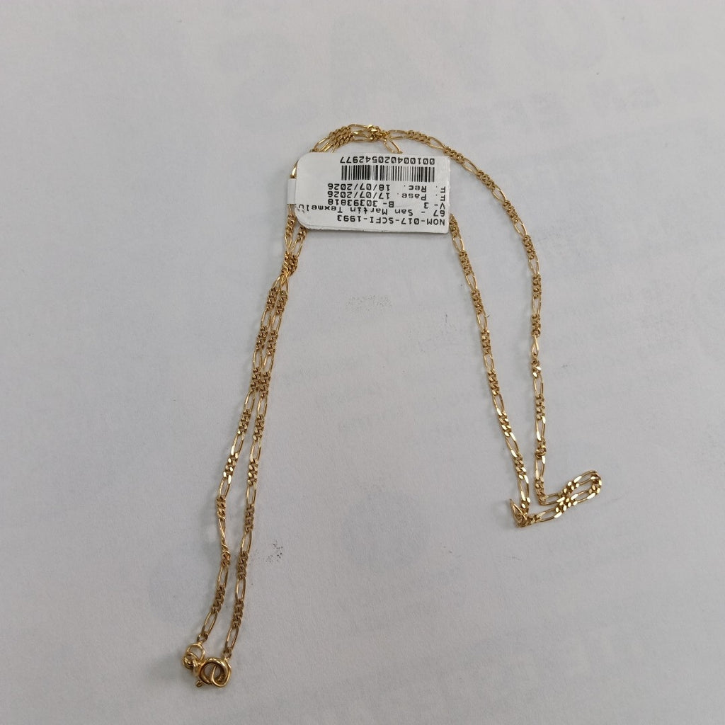 CADENA ORO 14 K 3.5 GRMS (SEMINUEVO)