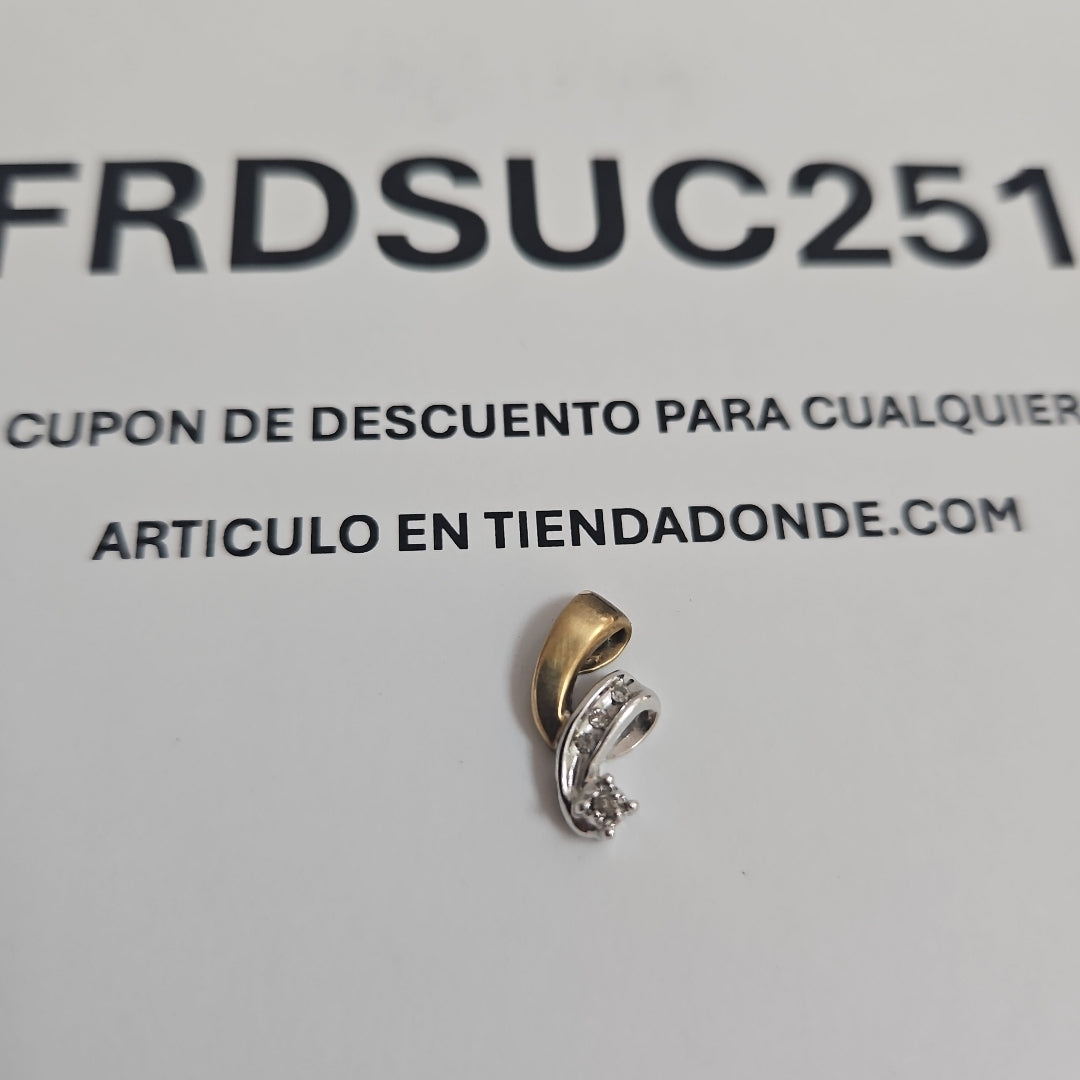 DIJE ORO COMBINADO 10 K 1,10 GRMS (SEMINUEVO)