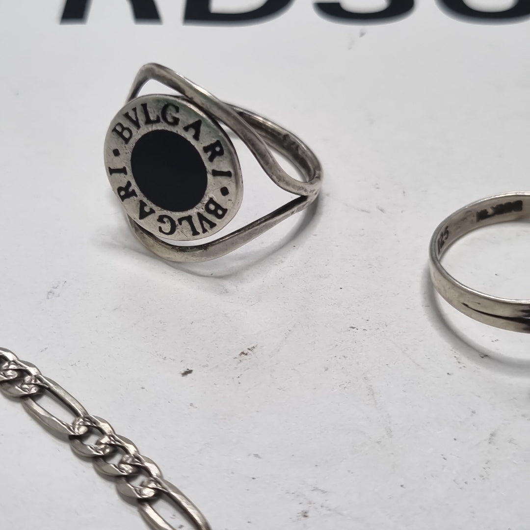 ANILLO, PULSERA PLATA 4.1 GRMS (SEMINUEVO)