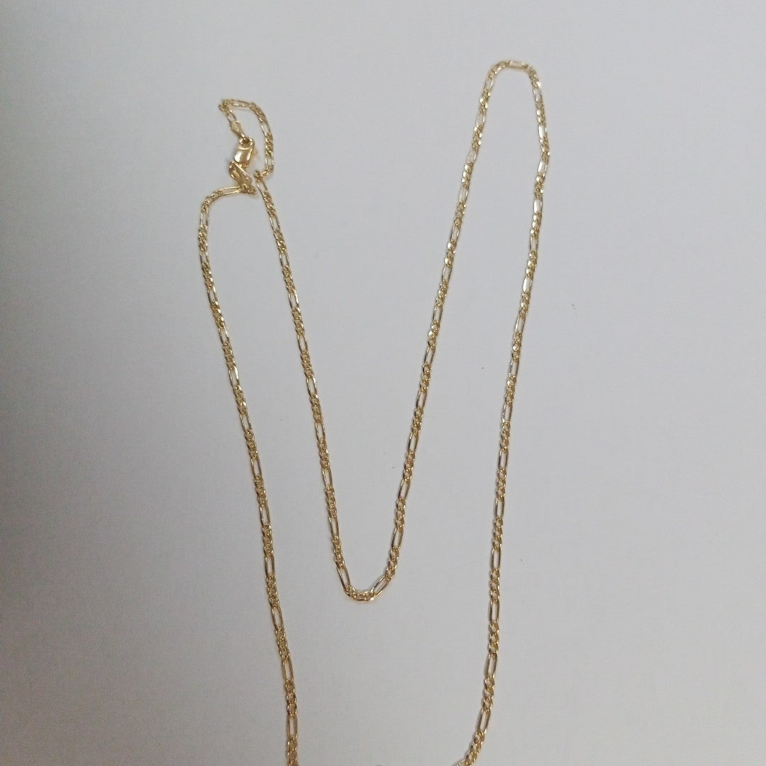CADENAS 3X1 ORO 14K 55 CM 4 GR (NUEVO)