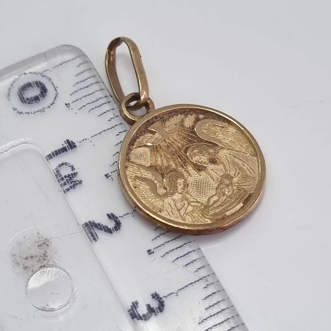 MEDALLA RELIGIOSA ORO 10 K 1.1 GRMS (SEMINUEVO)