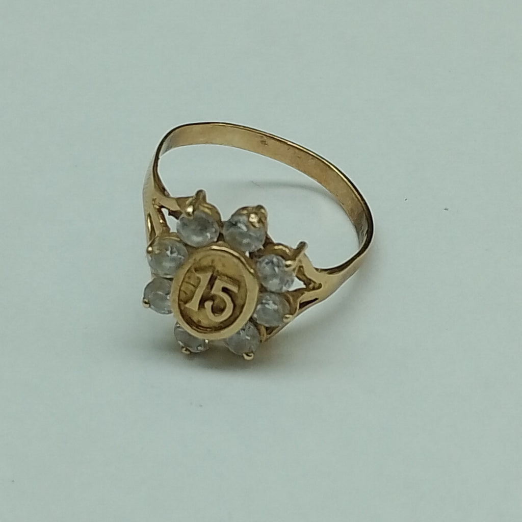 ANILLO ORO 10 K 2.4 GRMS (SEMINUEVO)