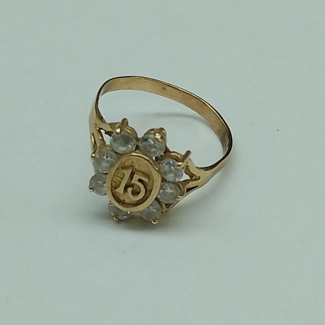 ANILLO ORO 10 K 2.4 GRMS (SEMINUEVO)