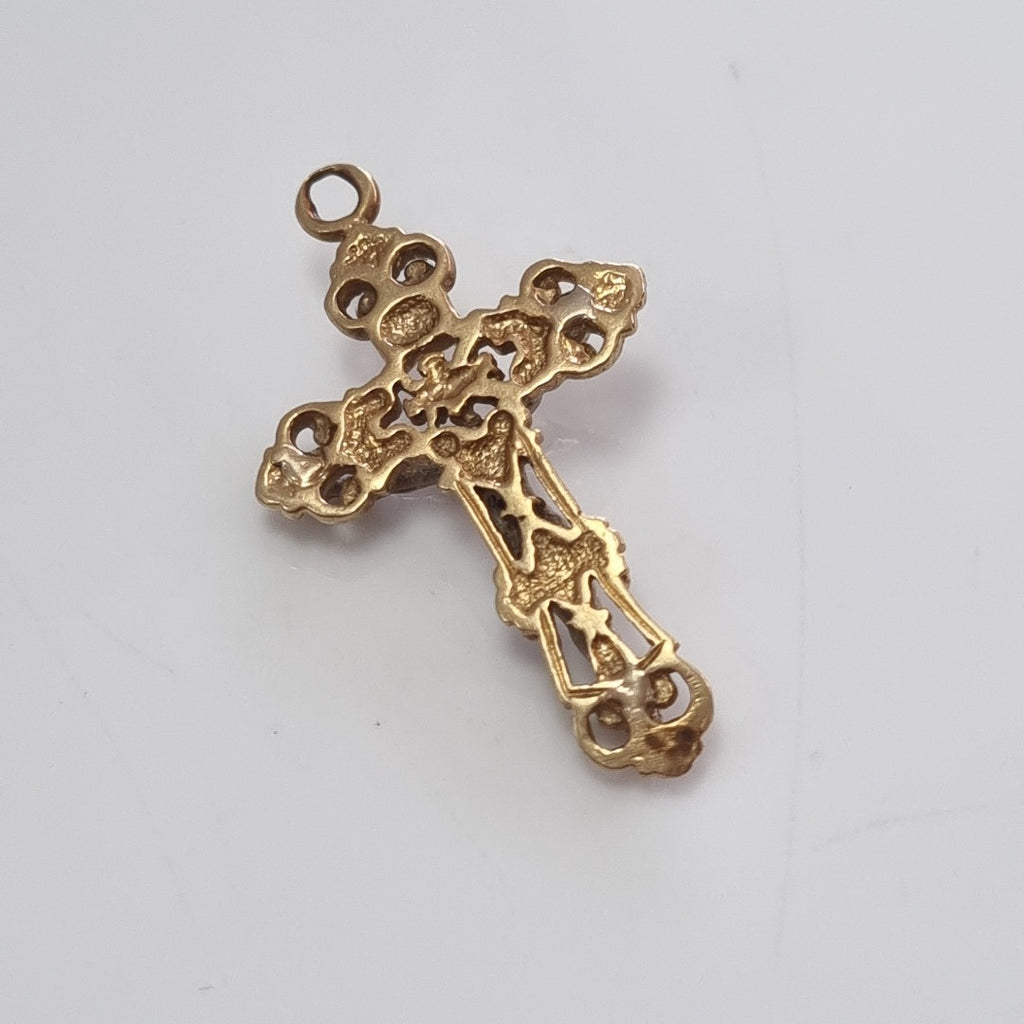 CRUCIFIJO ORO 10 K 1,90 GRMS (SEMINUEVO)