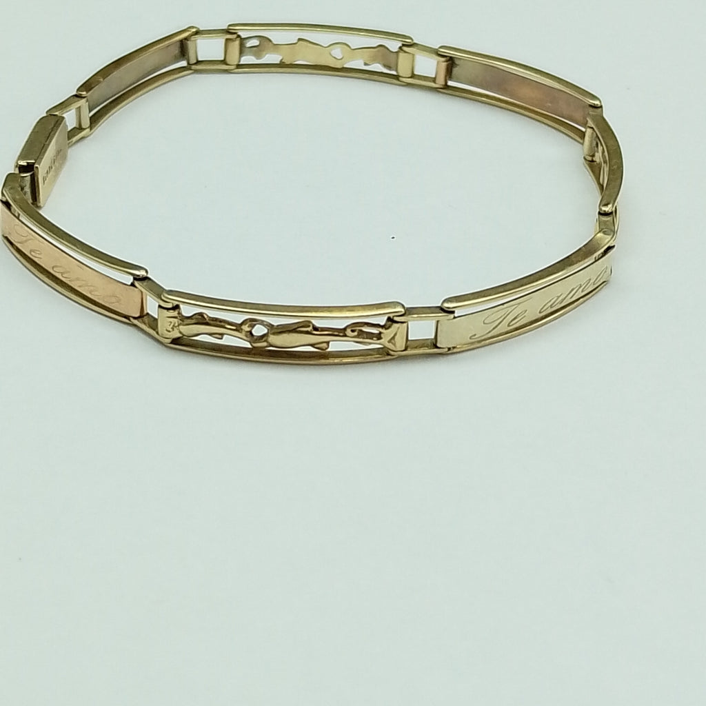 PULSERA ORO 10 K 8.5 GRMS (SEMINUEVO)