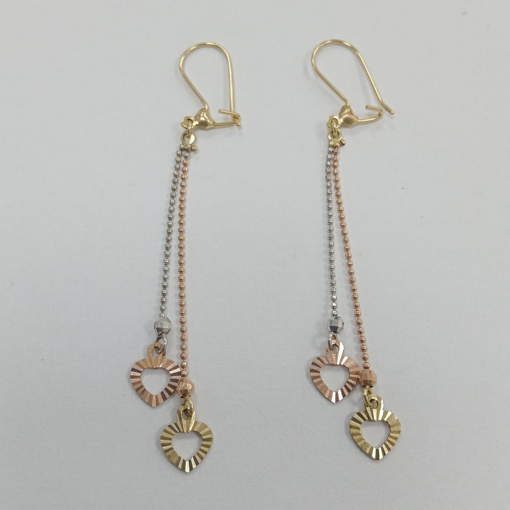 ARETES PAR ORO 14 K 2,00 GRMS (SEMINUEVO)