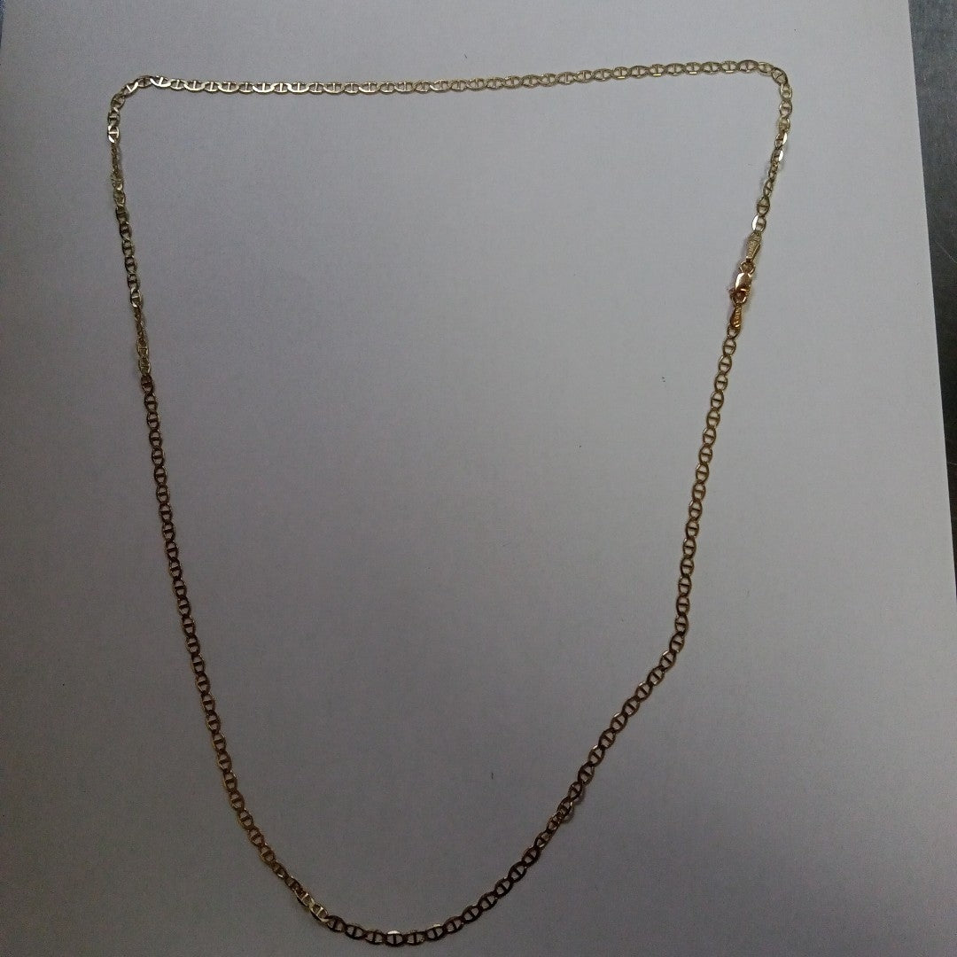 CADENAS TEJIDO GUCHI ORO 10K 60 CM 4.1 GR (NUEVO)