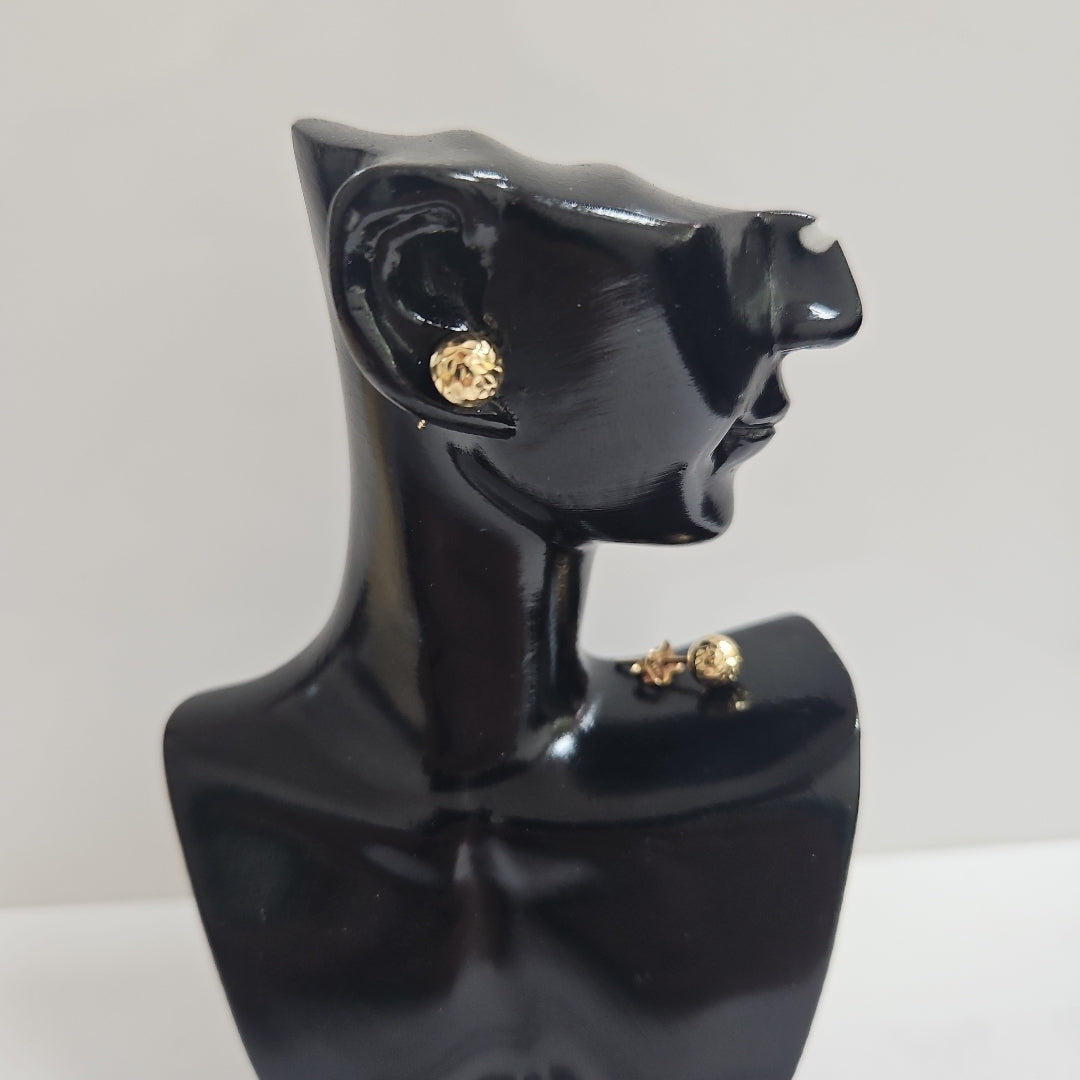 BROQUELES PAR ORO 14 K 0,90 GRMS (SEMINUEVO)
