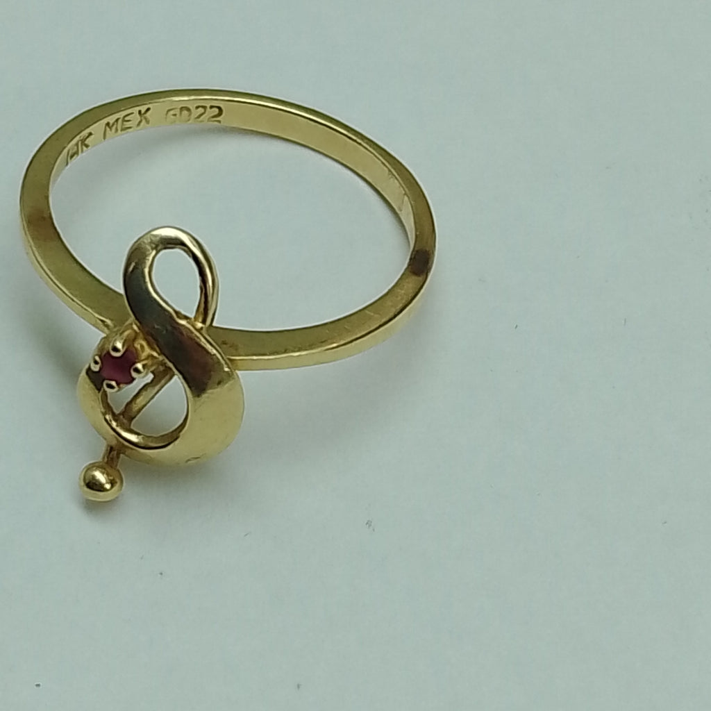 ANILLO ORO 14 K 1.9 GRMS (SEMINUEVO)