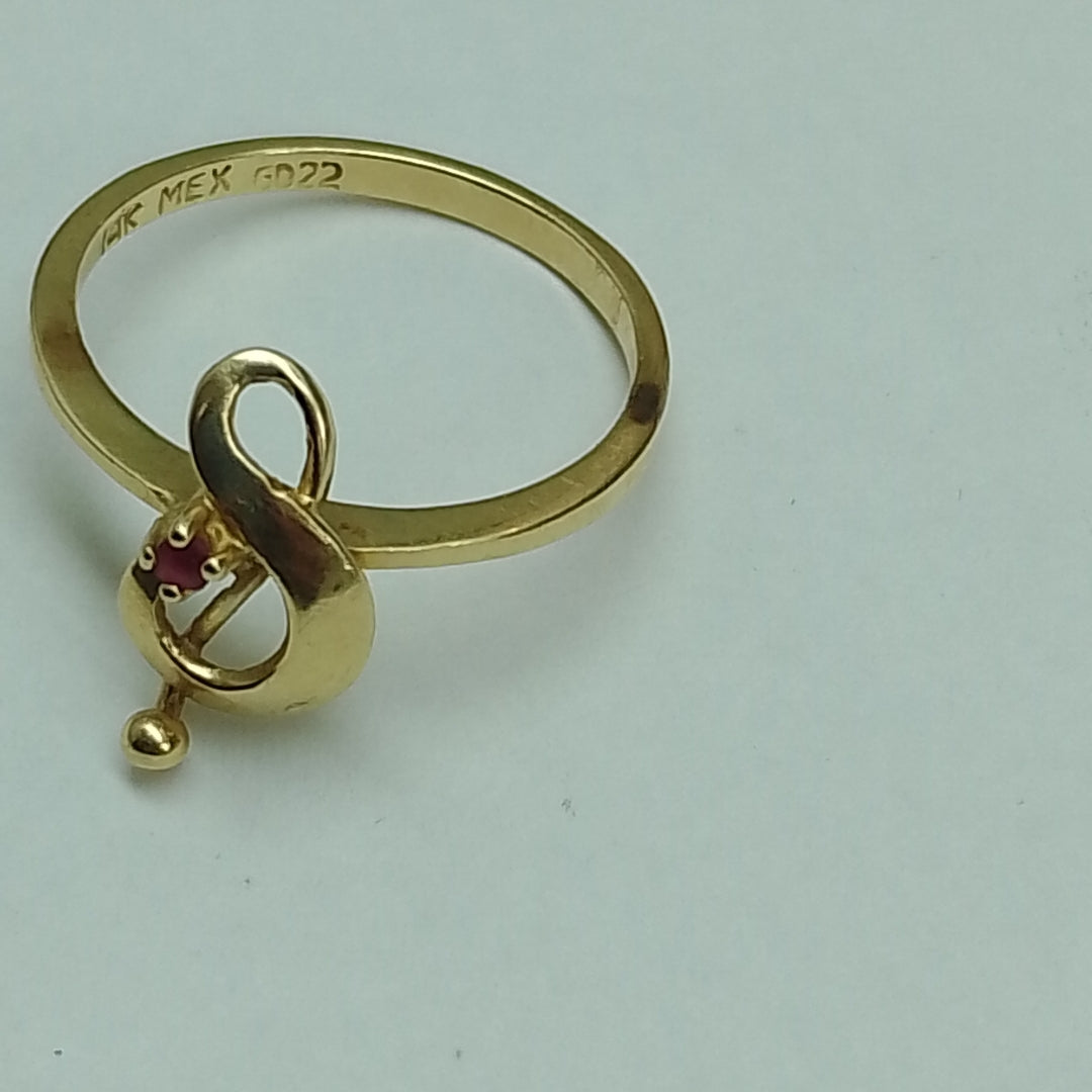 ANILLO ORO 14 K 1.9 GRMS (SEMINUEVO)