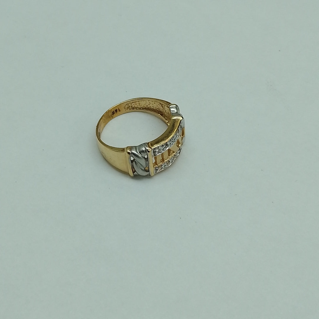 ANILLO ORO 14 K 3.2 GRMS (SEMINUEVO)