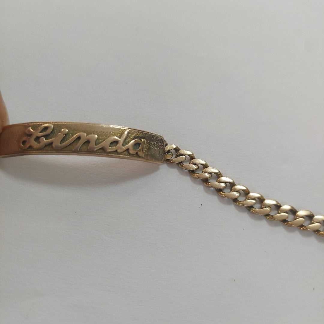 ESCLAVA ORO 8 K 14 GRMS (SEMINUEVO)