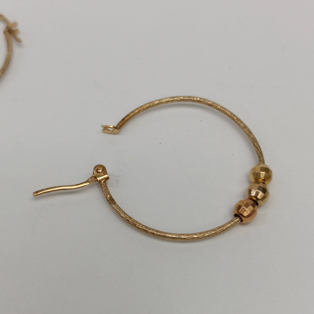ARRACADAS PAR ORO 14 K 2.8 GRMS (SEMINUEVO)