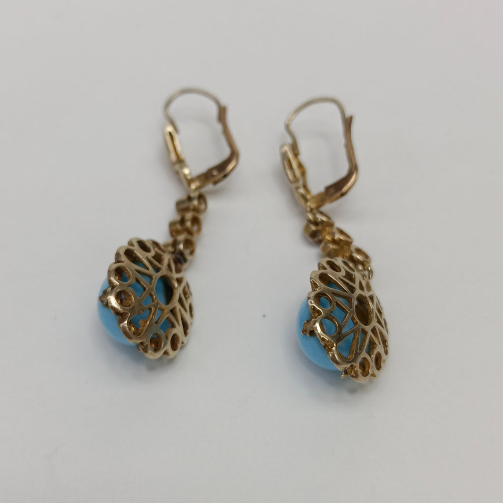 ARETES PAR ORO 10 K 6,90 GRMS (SEMINUEVO)
