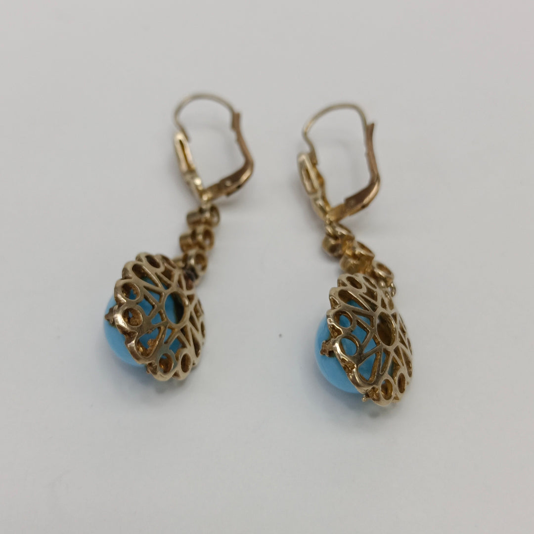 ARETES PAR ORO 10 K 6,90 GRMS (SEMINUEVO)