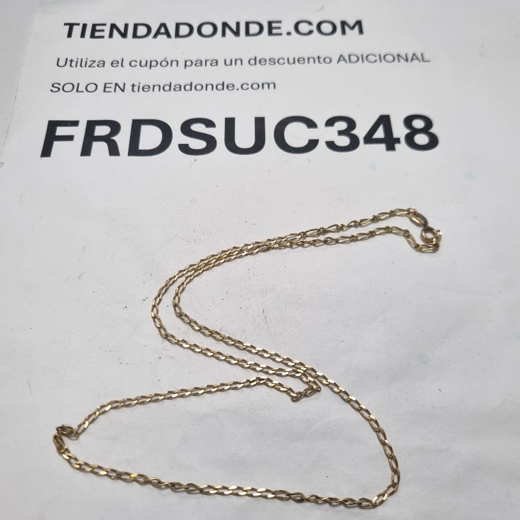 CADENA ORO 10 K 3.9 GRMS (SEMINUEVO)