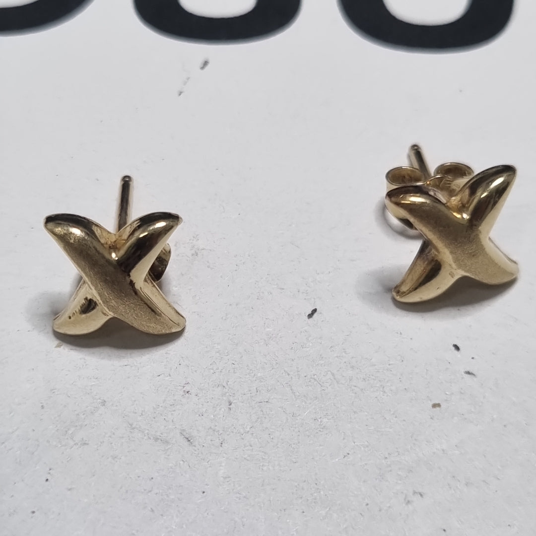 ARETES PAR ORO 10 K 1.4 GRMS (SEMINUEVO)