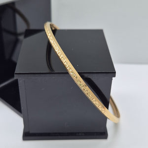 PULSERA RIGIDA ORO 18 K 5.3 GRMS (SEMINUEVO)