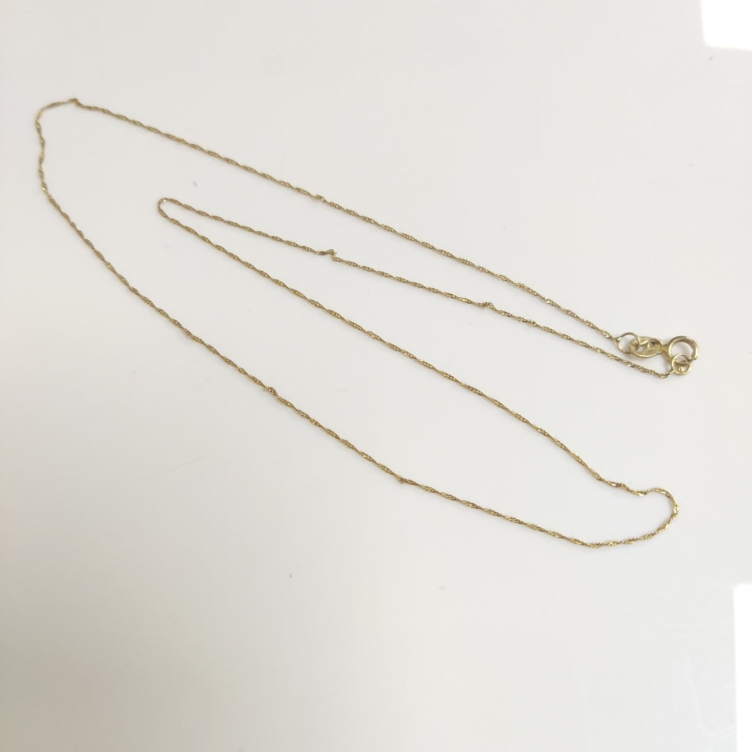 CADENA ORO 10 K 0,70 GRMS (SEMINUEVO)