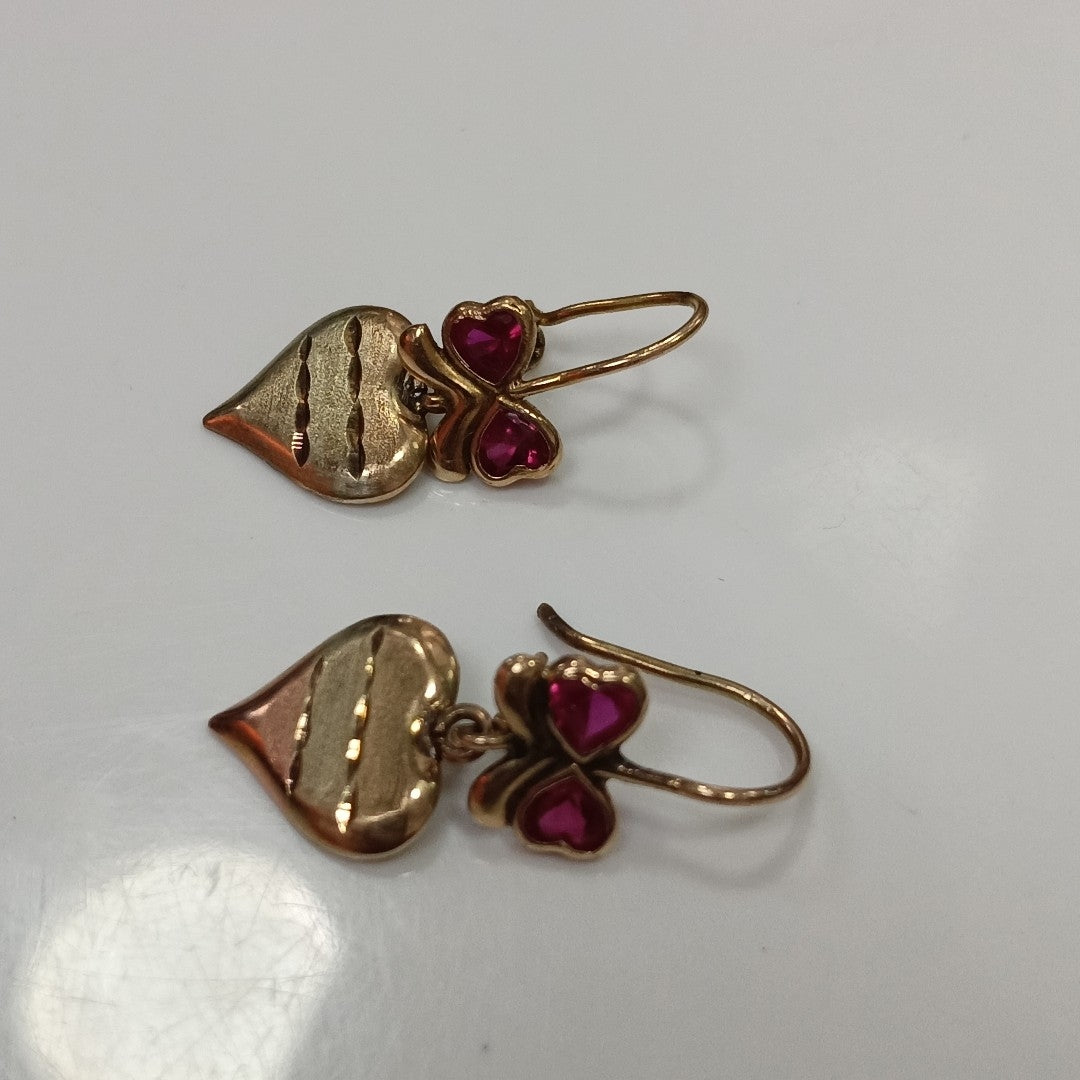 ARETES PAR ORO 10 K 1.8 GRMS (SEMINUEVO)