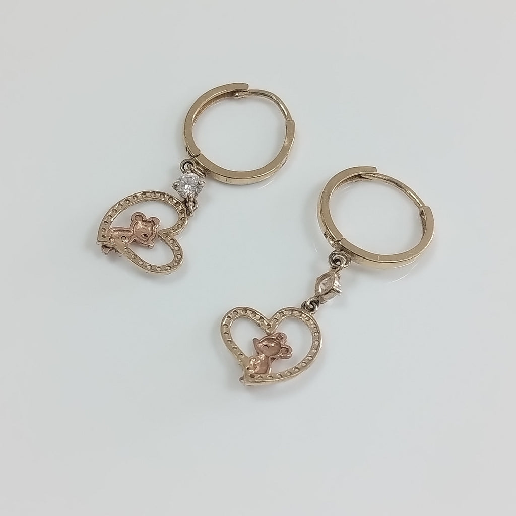 ARRACADAS PAR ORO 14 K 2.1 GRMS (SEMINUEVO)