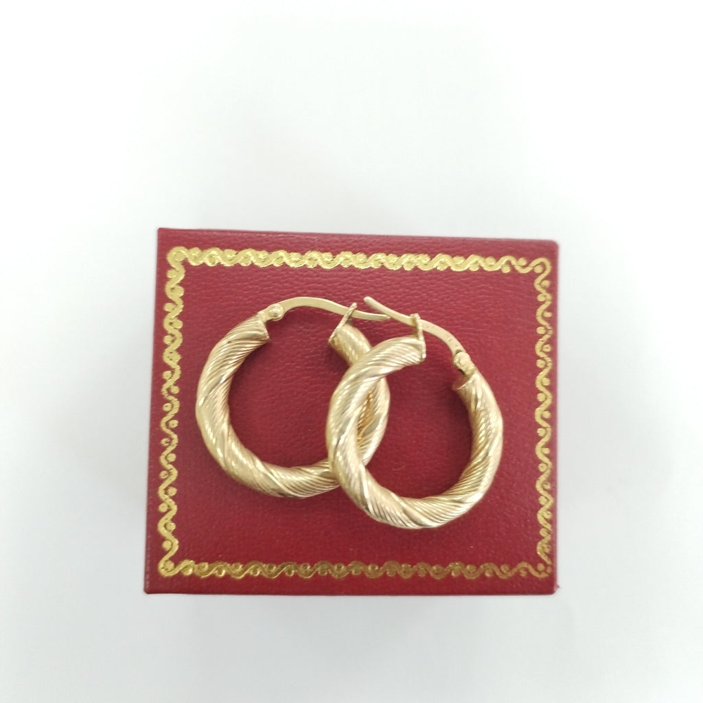 ARRACADAS PAR ORO 14 K 2.3 GRMS (SEMINUEVO)
