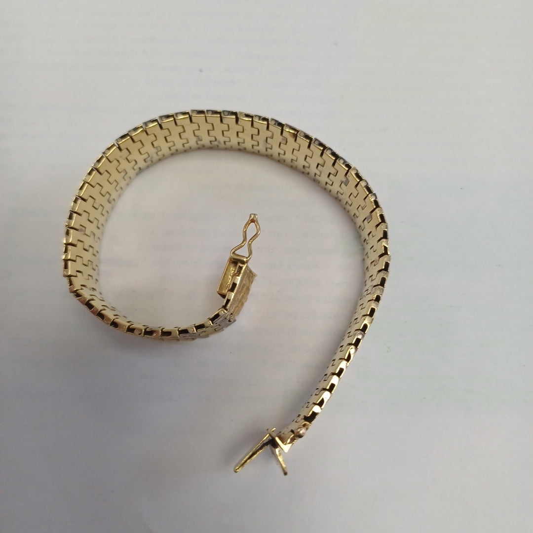 BRAZALETE ORO 18 K 46.6 GRMS (SEMINUEVO)