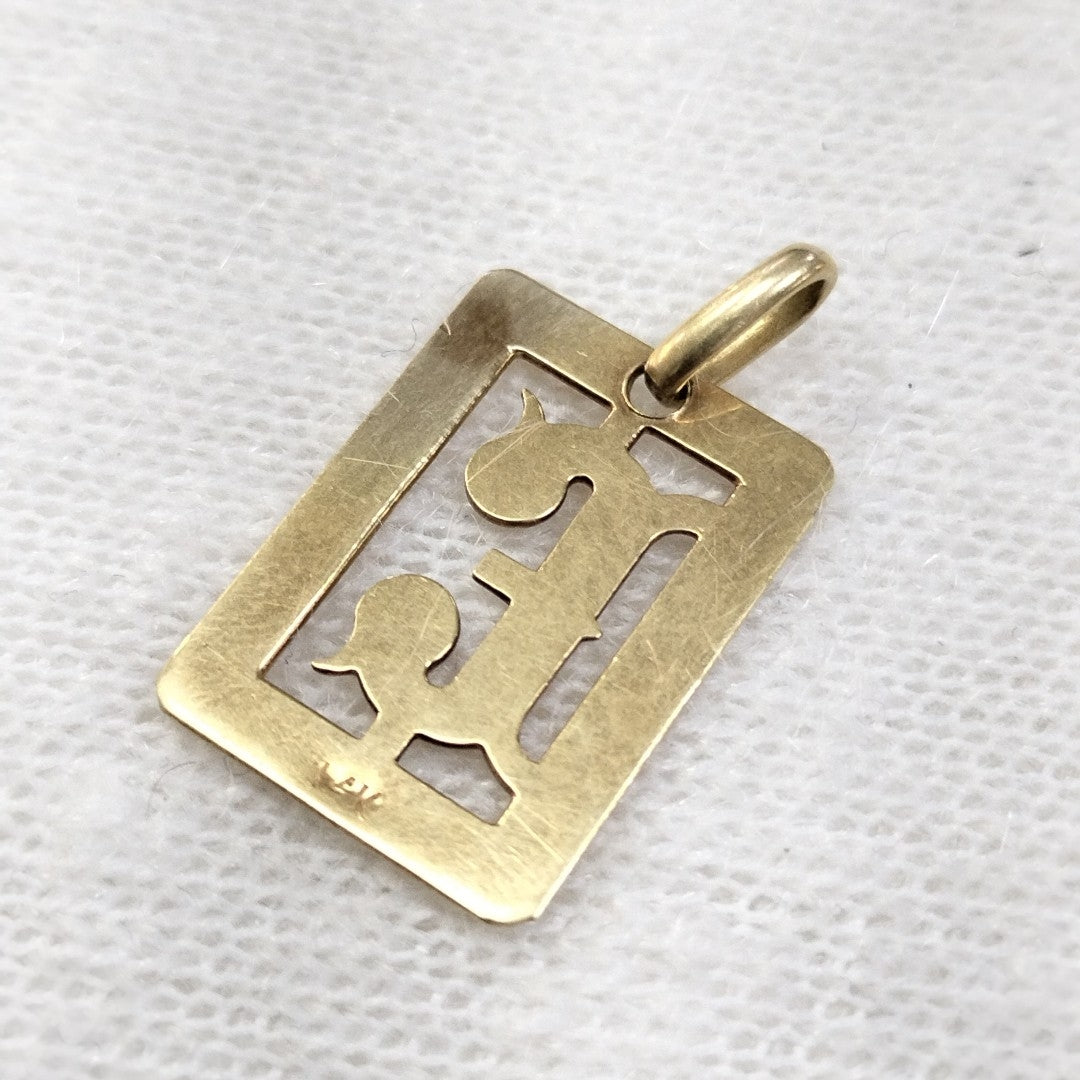 DIJE ORO 14 K 1.3 GRMS (SEMINUEVO)