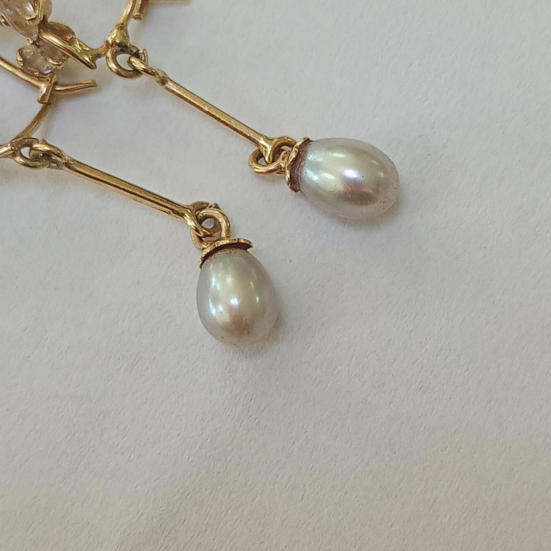 ARETES PAR ORO 10 K 2.8 GRMS (SEMINUEVO)