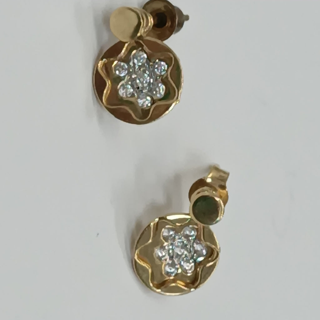 ARETES PAR ORO 14 K 2.7 GRMS (SEMINUEVO)