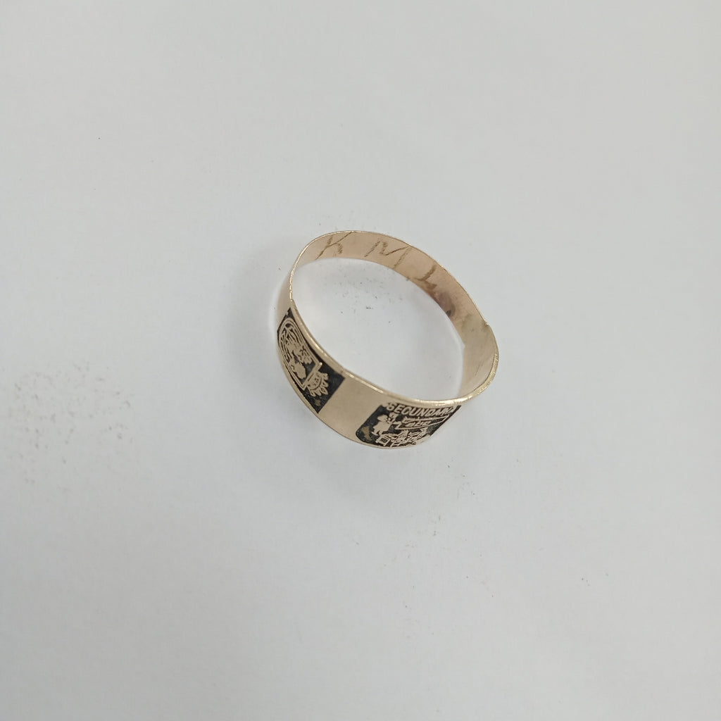 ANILLO DE GRADUACIÓN ORO 8 K 1,40 GRMS (SEMINUEVO)