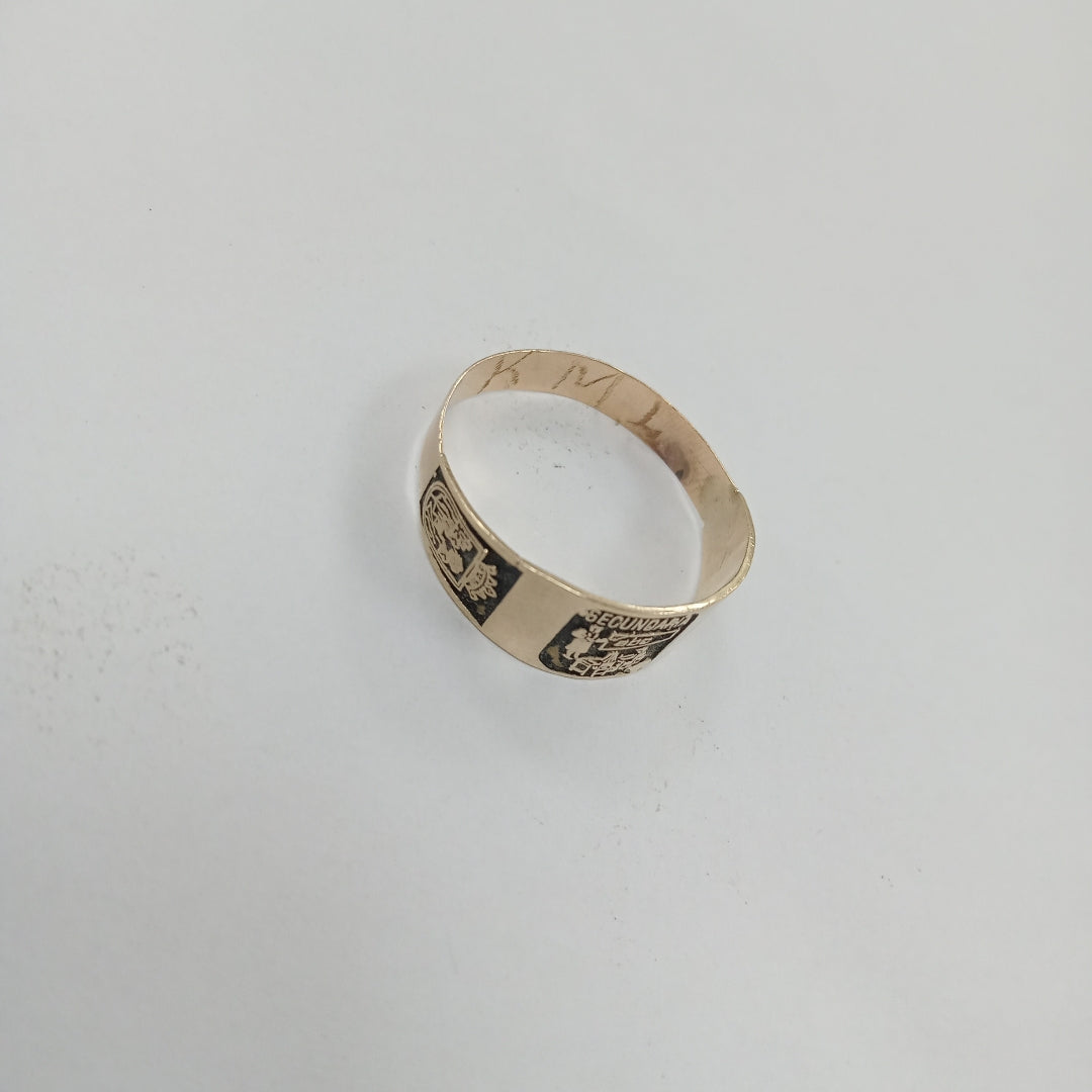 ANILLO DE GRADUACIÓN ORO 8 K 1,40 GRMS (SEMINUEVO)
