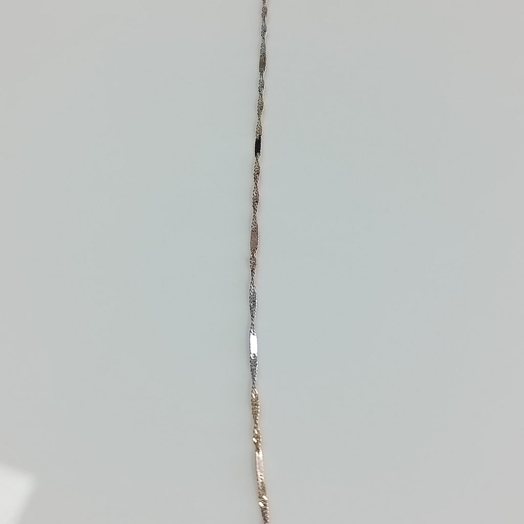 CADENA ORO, RODIADO 10 K 0.9 GRMS (SEMINUEVO)