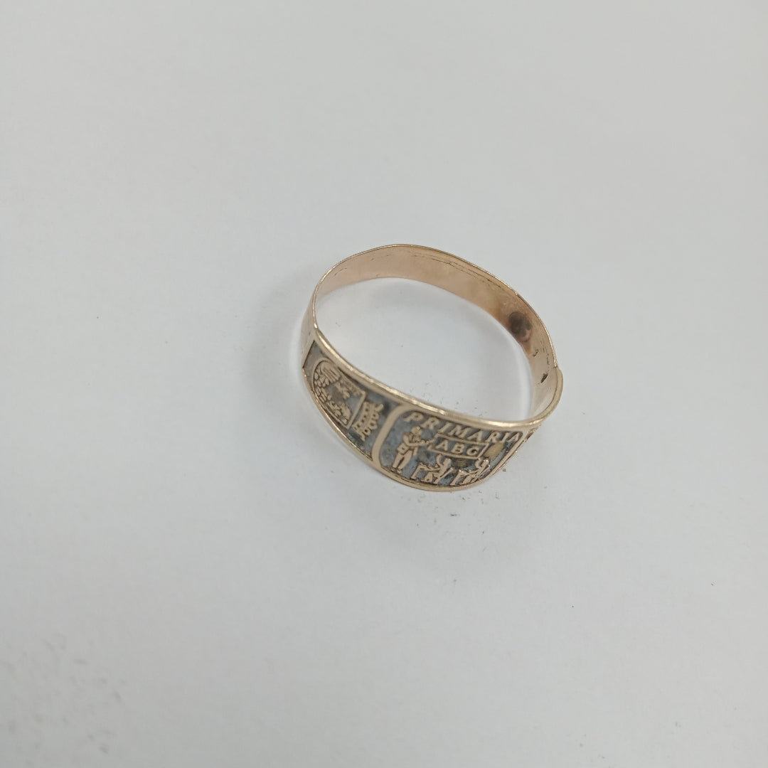 ANILLO DE GRADUACIÓN ORO 8 K 1,20 GRMS (SEMINUEVO)