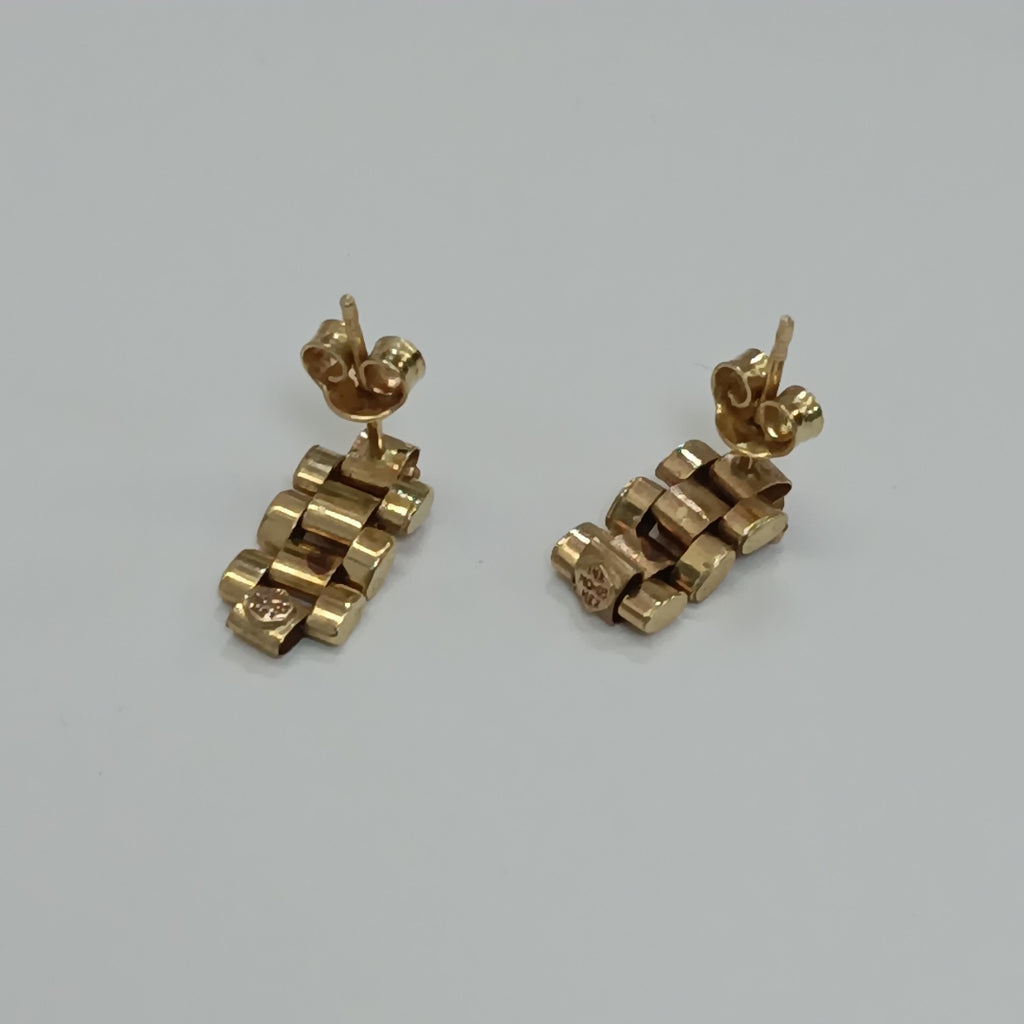 ARETES PAR ORO 14 K 2 GRMS (SEMINUEVO)