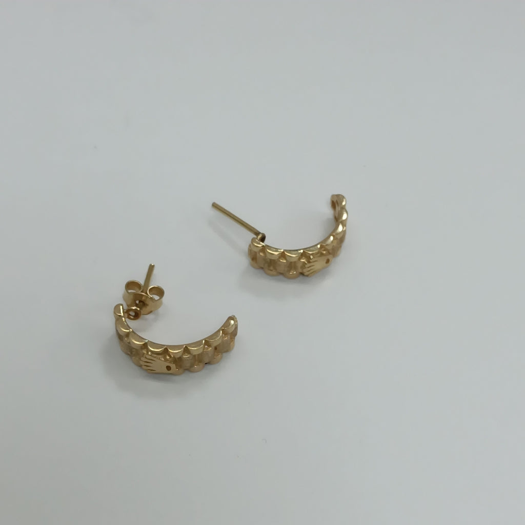 ARETES PAR ORO 14 K 3.9 GRMS (SEMINUEVO)