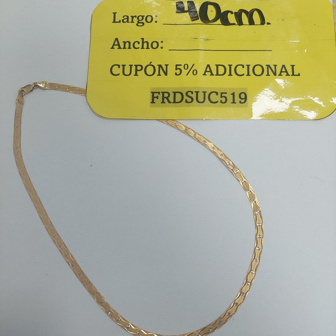 GARGANTILLA ORO 14 K 6,30 GRMS (SEMINUEVO)