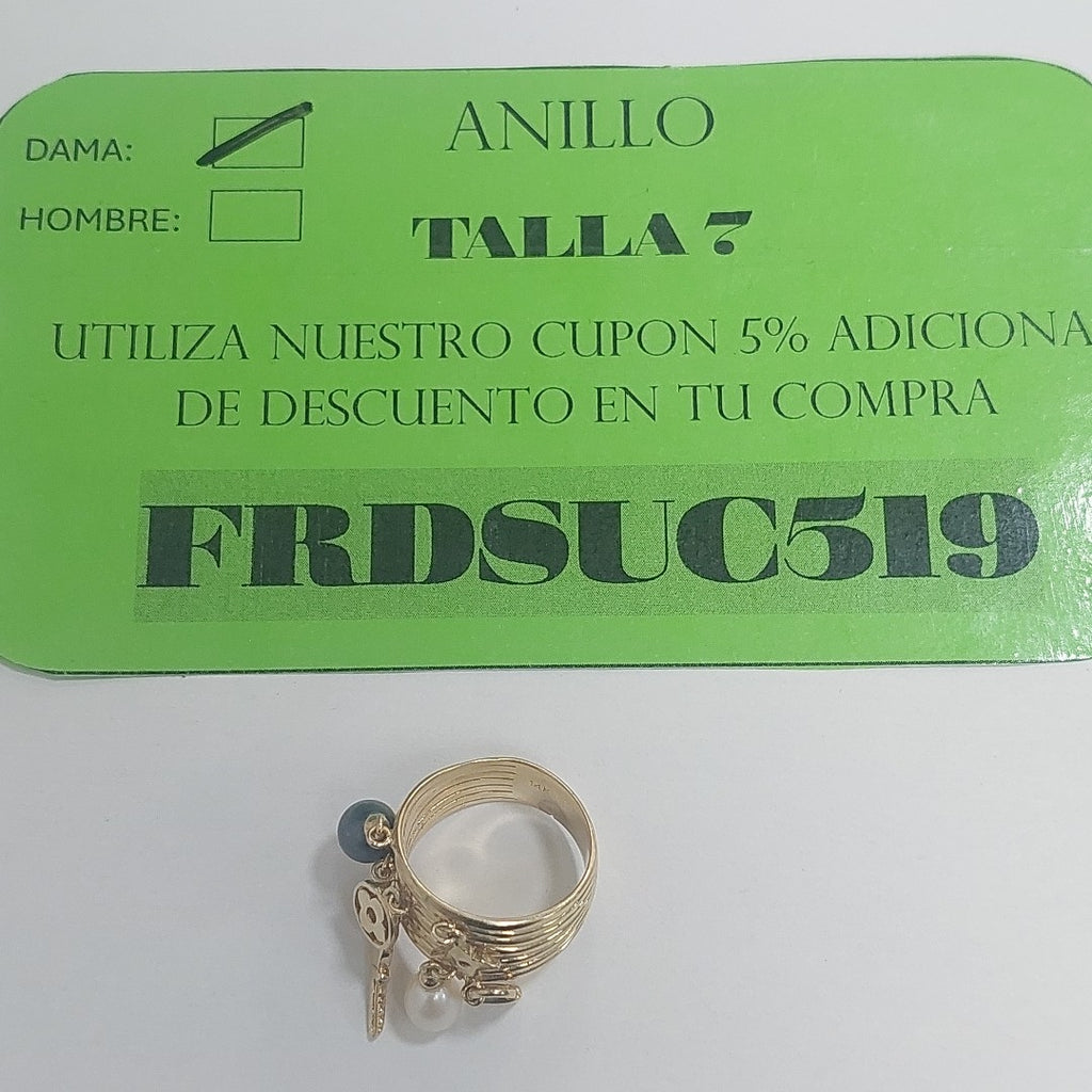 ANILLO ORO 14 K 8,50 GRMS (SEMINUEVO)