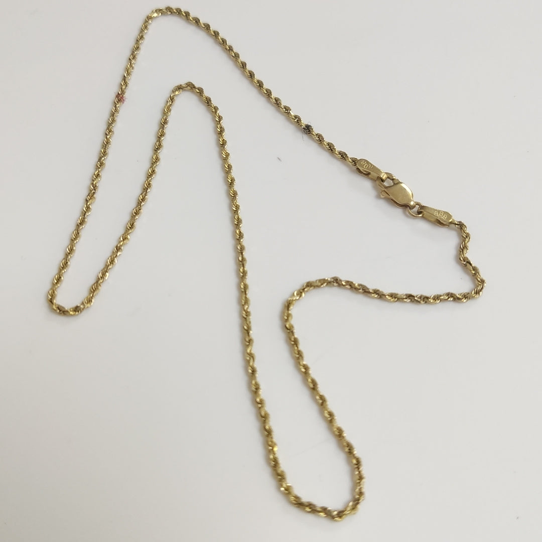 CADENA ORO 14 K 3,10 GRMS (SEMINUEVO)