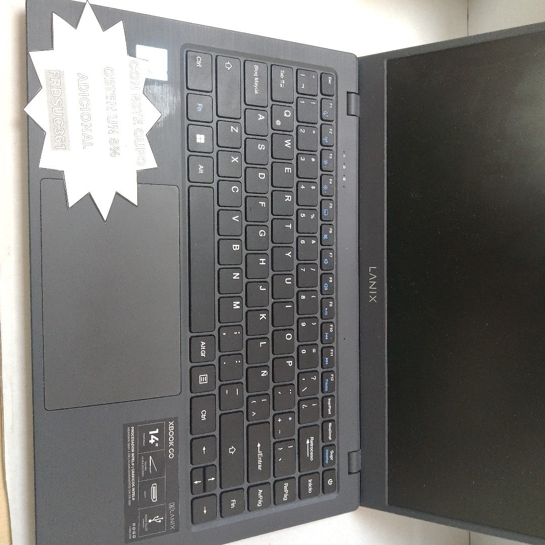 LAPTOP LANIX XBOOK GO (2023) 128 GB SSD 4GB EN RAM (SEMINUEVO)