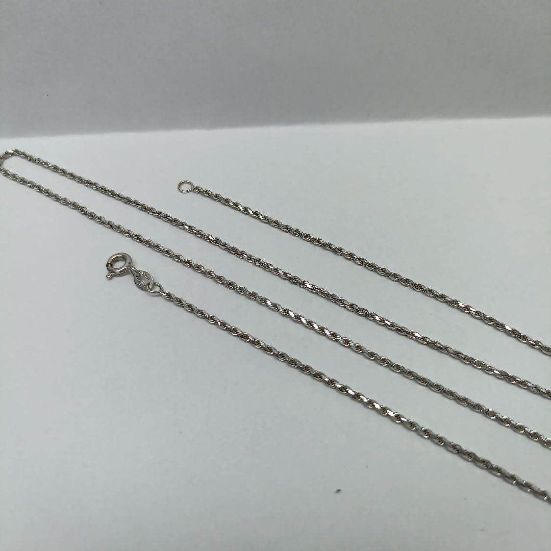 CADENA ORO BLANCO 16K 4,80 GRMS (SEMINUEVO)