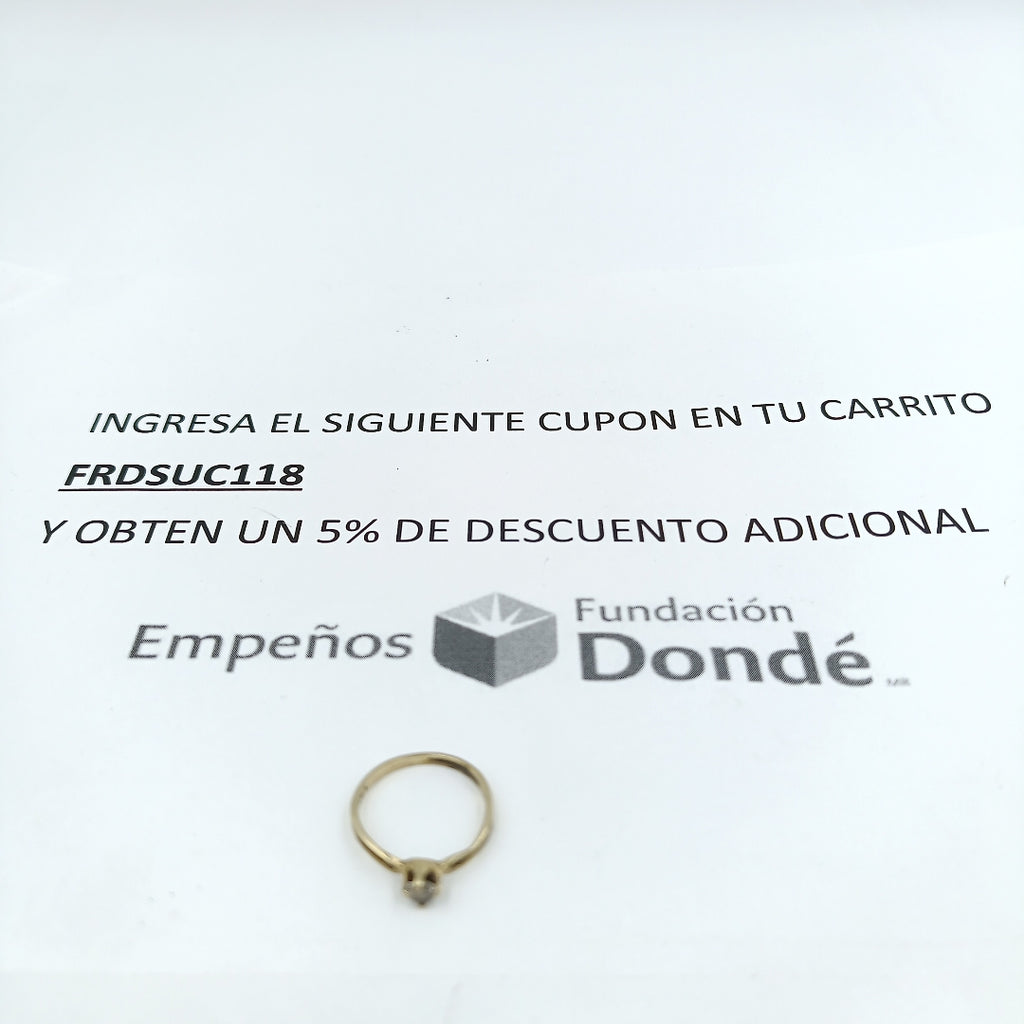 ANILLITO ORO 8 K 0.7 GRMS (SEMINUEVO)