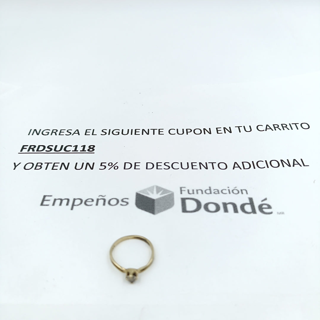 ANILLITO ORO 8 K 0.7 GRMS (SEMINUEVO)