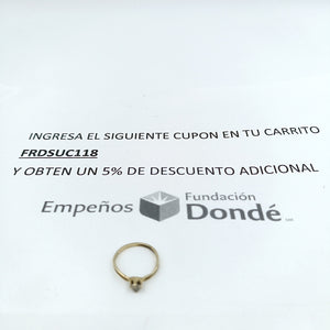ANILLITO ORO 8 K 0.7 GRMS (SEMINUEVO)
