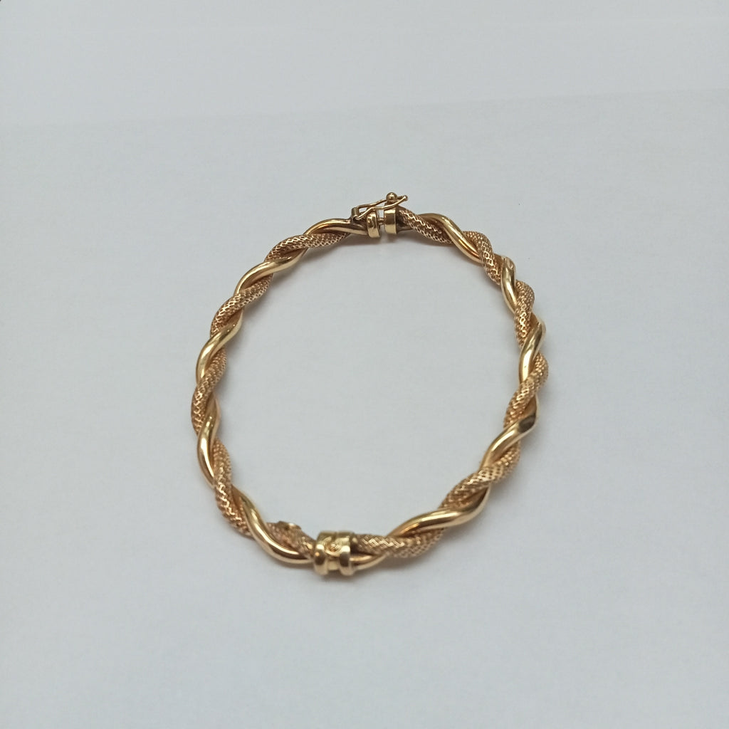 PULSERA RIGIDA ORO 10 K 5.7 GRMS (SEMINUEVO)