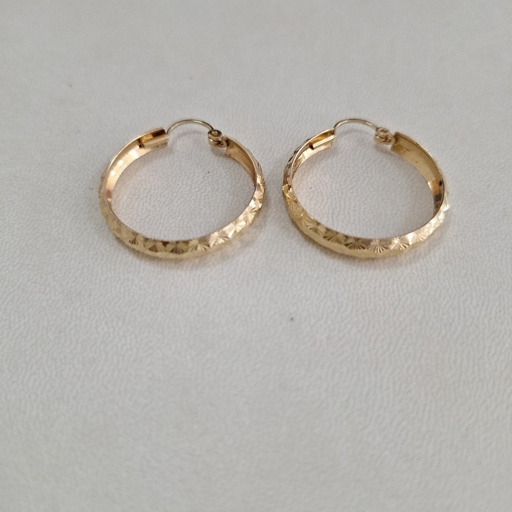 ARRACADAS PAR ORO 10 K 3,00 GRMS (SEMINUEVO)