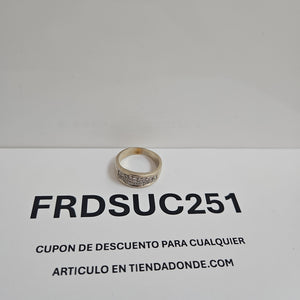 ANILLO ORO BLANCO 14 K 6,90 GRMS (SEMINUEVO)