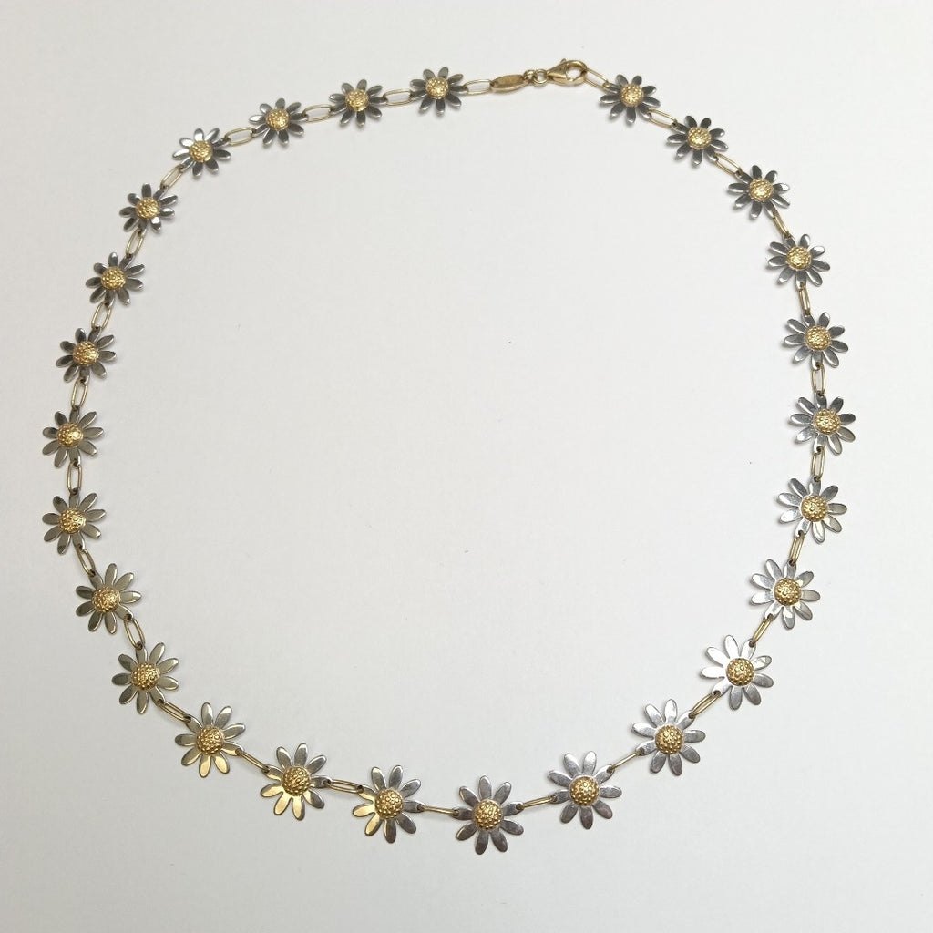 GARGANTILLA ORO,ORO BLANCO 14 K 15,40 GRMS (SEMINUEVO)