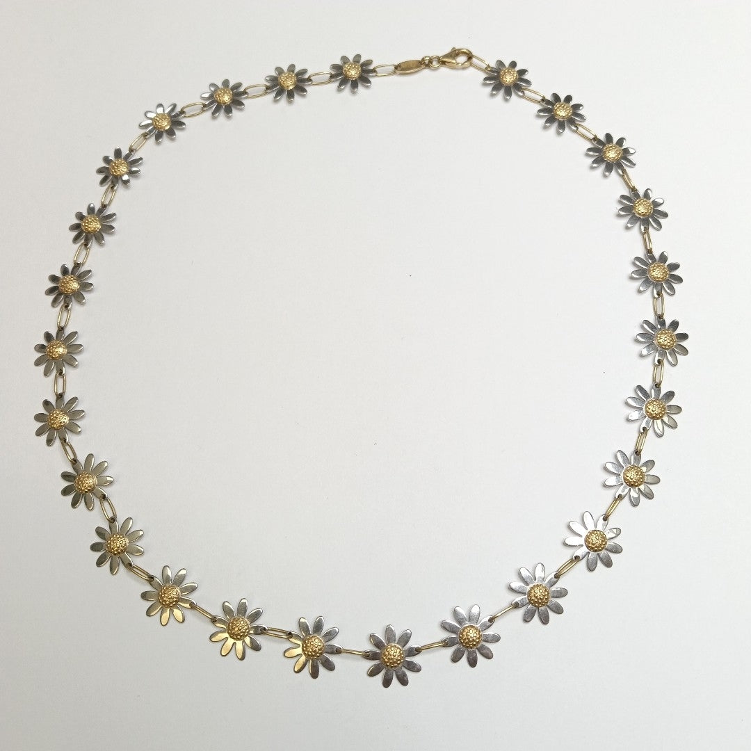 GARGANTILLA ORO,ORO BLANCO 14 K 15,40 GRMS (SEMINUEVO)